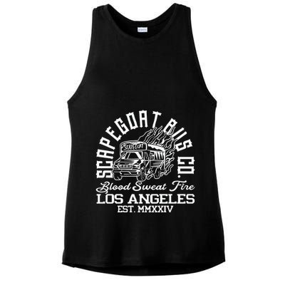 Capegoat Bus Co. Ringer Ladies PosiCharge Tri-Blend Wicking Tank