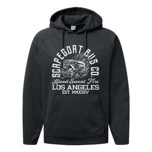 Capegoat Bus Co. Ringer Performance Fleece Hoodie