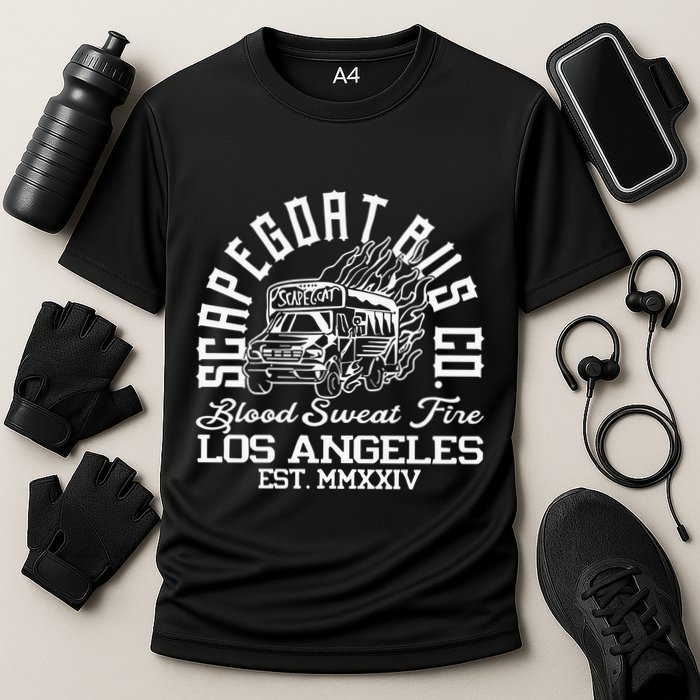 Capegoat Bus Co. Ringer Cooling Performance Crew T-Shirt