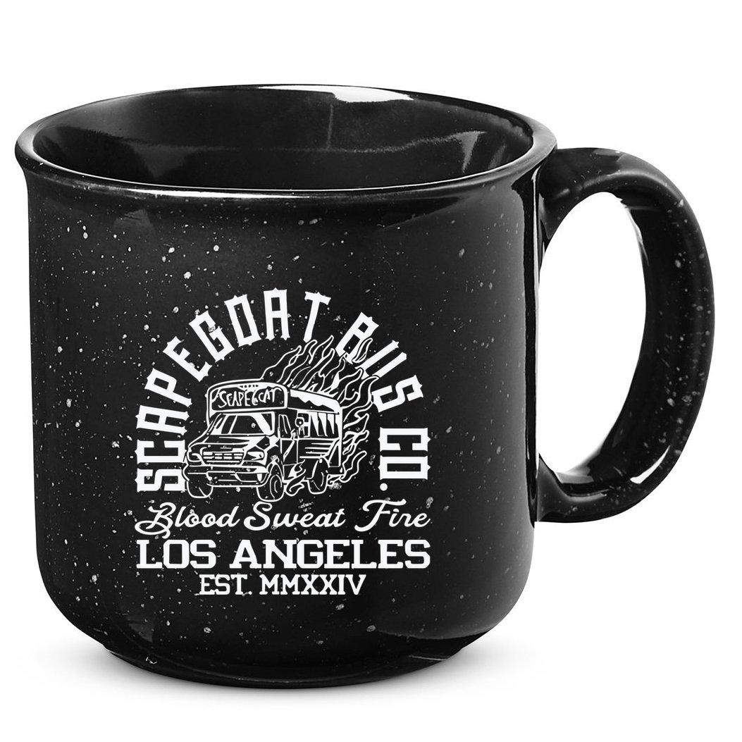 Capegoat Bus Co. Ringer 15oz Campfire Ceramic Mug