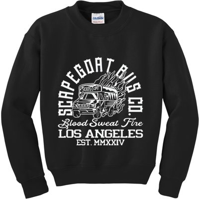 Capegoat Bus Co. Ringer Kids Sweatshirt