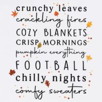 Cozy Blankets Crunchy Leaves Crackling Fires Football 11oz C Handle Ceramic Mug