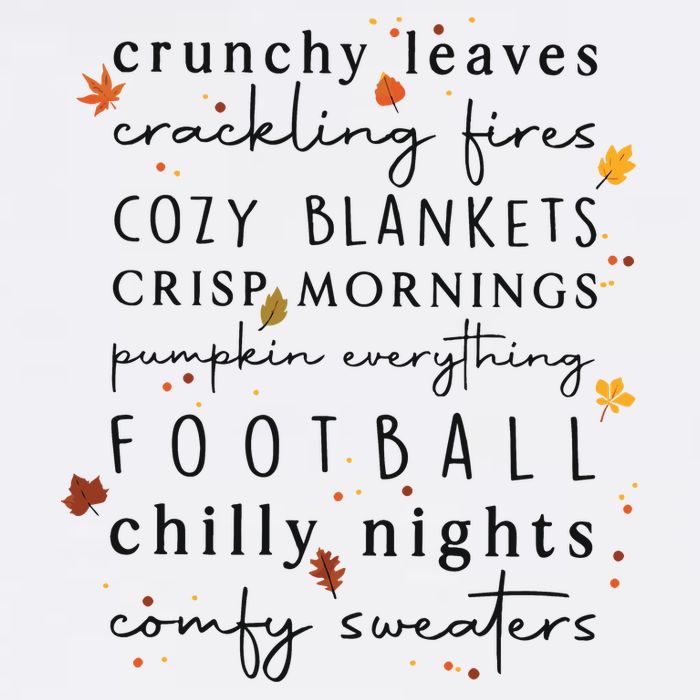 Cozy Blankets Crunchy Leaves Crackling Fires Football 11oz C Handle Ceramic Mug