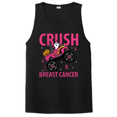 Crush Breast Cancer Awareness Monster Truck Halloween PosiCharge Competitor Tank