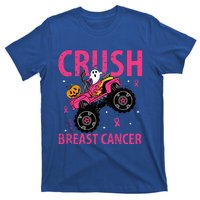 Crush Breast Cancer Awareness Monster Truck Halloween T-Shirt