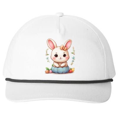 Cute Bao Snapback Five-Panel Rope Hat