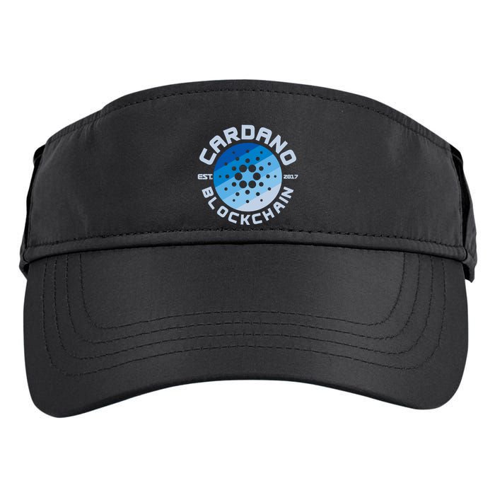 Cardano Blockchain Cryptocurrency Est 2017 Adult Drive Performance Visor