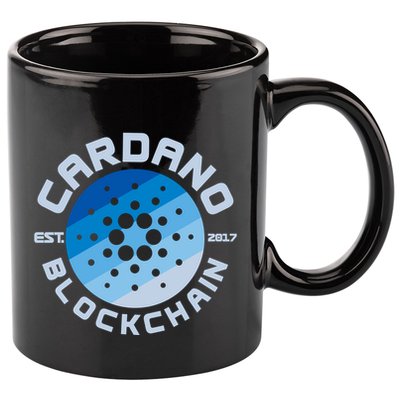Cardano Blockchain Cryptocurrency Est 2017 11oz C Handle Ceramic Mug