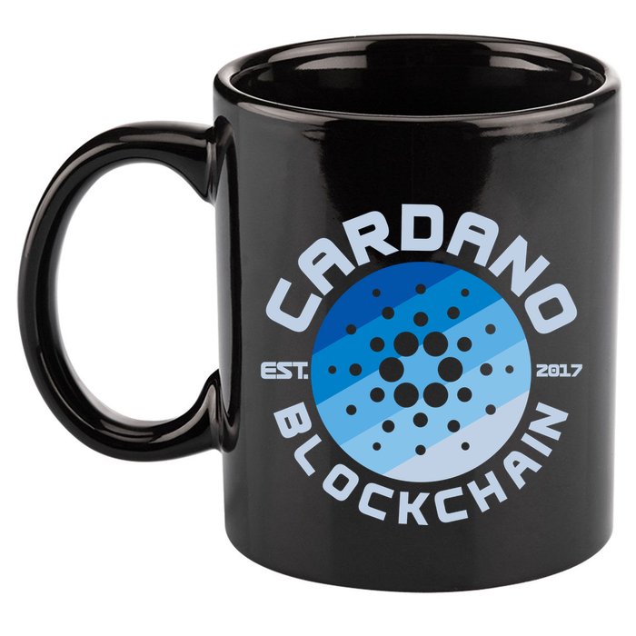 Cardano Blockchain Cryptocurrency Est 2017 11oz C Handle Ceramic Mug