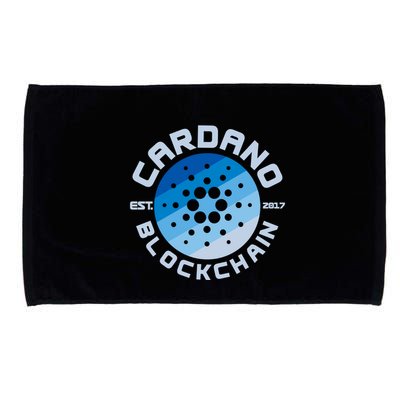 Cardano Blockchain Cryptocurrency Est 2017 Microfiber Hand Towel
