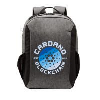 Cardano Blockchain Cryptocurrency Est 2017 Vector Backpack