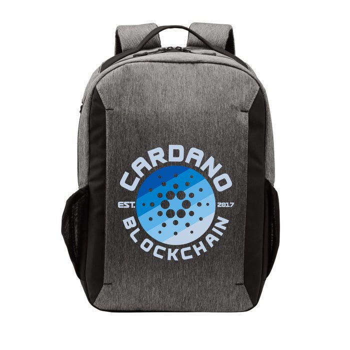 Cardano Blockchain Cryptocurrency Est 2017 Vector Backpack