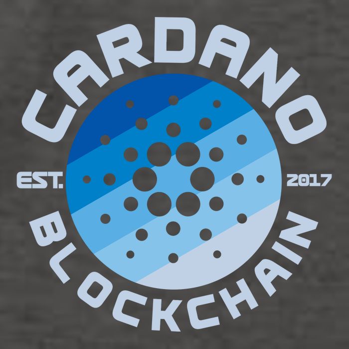Cardano Blockchain Cryptocurrency Est 2017 Vector Backpack