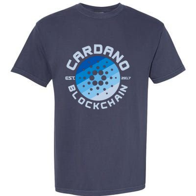 Cardano Blockchain Cryptocurrency Est 2017 Garment-Dyed Heavyweight T-Shirt