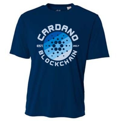 Cardano Blockchain Cryptocurrency Est 2017 Cooling Performance Crew T-Shirt