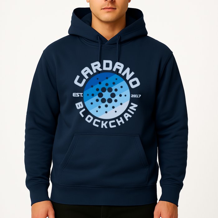 Cardano Blockchain Cryptocurrency Est 2017 Hoodie