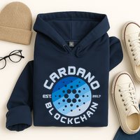 Cardano Blockchain Cryptocurrency Est 2017 Hoodie