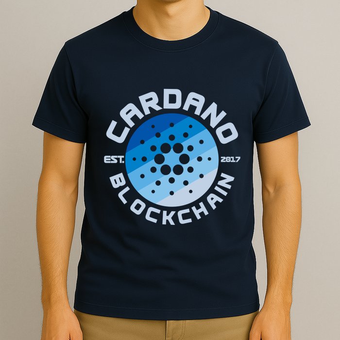 Cardano Blockchain Cryptocurrency Est 2017 T-Shirt