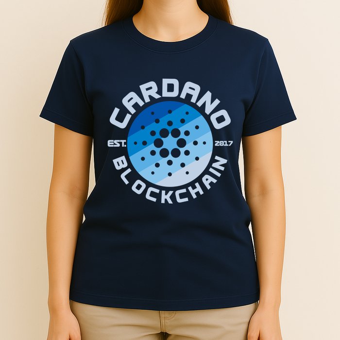 Cardano Blockchain Cryptocurrency Est 2017 T-Shirt