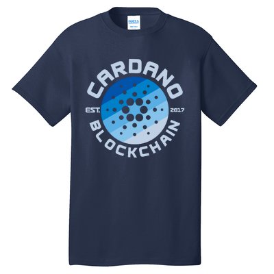 Cardano Blockchain Cryptocurrency Est 2017 Tall T-Shirt