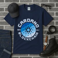 Cardano Blockchain Cryptocurrency Est 2017 Tall T-Shirt
