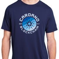 Cardano Blockchain Cryptocurrency Est 2017 Adult ChromaSoft Performance T-Shirt