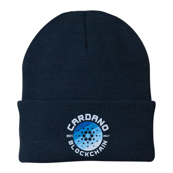 Cardano Blockchain Cryptocurrency Est 2017 Beanie