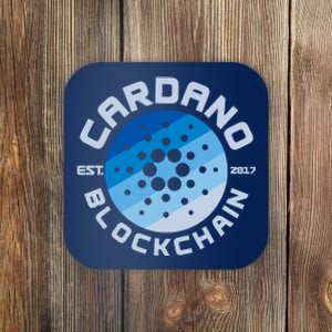 Cardano Blockchain Cryptocurrency Est 2017 Coaster