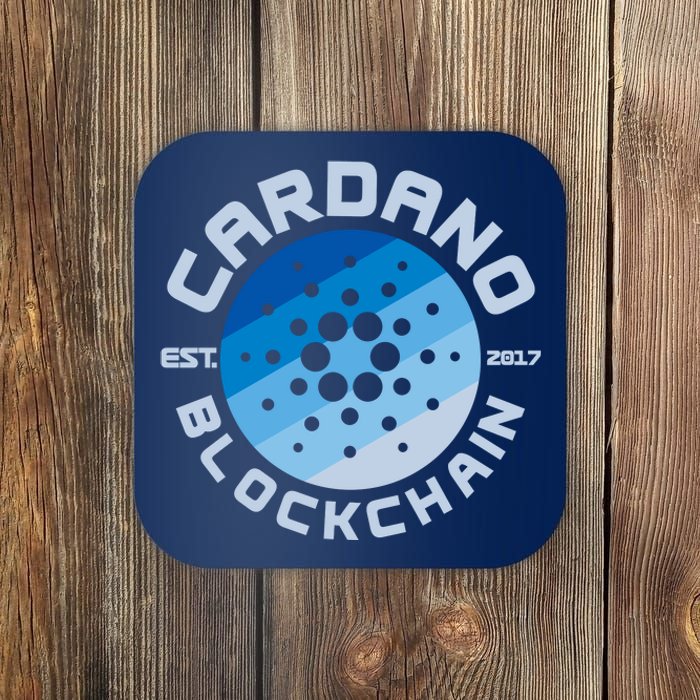 Cardano Blockchain Cryptocurrency Est 2017 Coaster