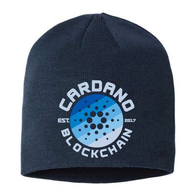 Cardano Blockchain Cryptocurrency Est 2017 Sustainable Beanie