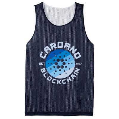 Cardano Blockchain Cryptocurrency Est 2017 Mesh Reversible Basketball Jersey Tank