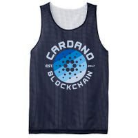 Cardano Blockchain Cryptocurrency Est 2017 Mesh Reversible Basketball Jersey Tank