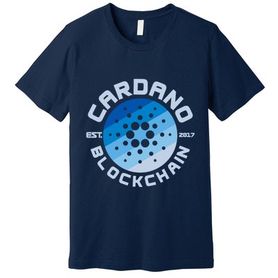 Cardano Blockchain Cryptocurrency Est 2017 Premium T-Shirt