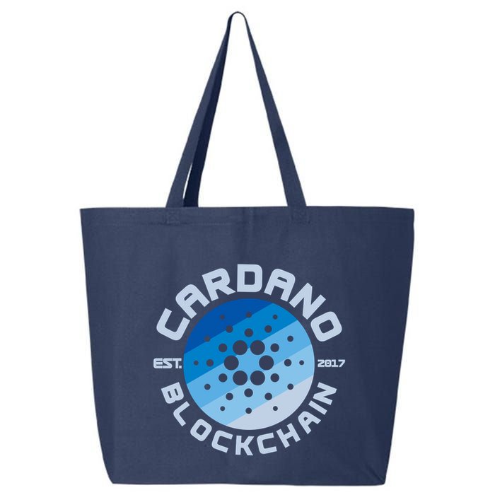 Cardano Blockchain Cryptocurrency Est 2017 25L Jumbo Tote