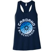Cardano Blockchain Cryptocurrency Est 2017 Womens Tank Top