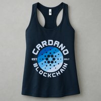 Cardano Blockchain Cryptocurrency Est 2017 Womens Tank Top