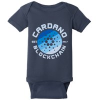 Cardano Blockchain Cryptocurrency Est 2017 Baby Bodysuit