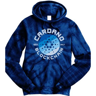 Cardano Blockchain Cryptocurrency Est 2017 Tie Dye Hoodie