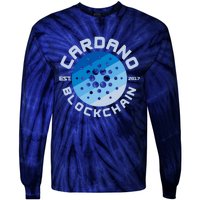 Cardano Blockchain Cryptocurrency Est 2017 Tie-Dye Long Sleeve Shirt