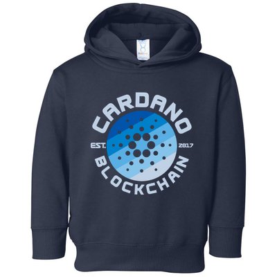 Cardano Blockchain Cryptocurrency Est 2017 Toddler Hoodie