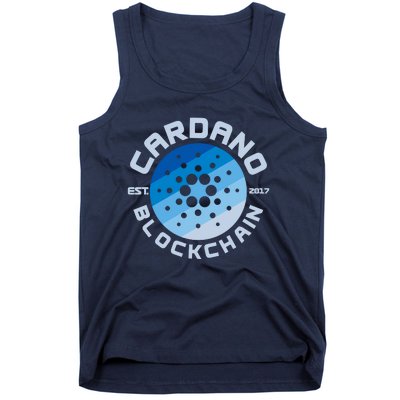 Cardano Blockchain Cryptocurrency Est 2017 Tank Top