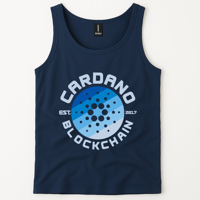 Cardano Blockchain Cryptocurrency Est 2017 Tank Top