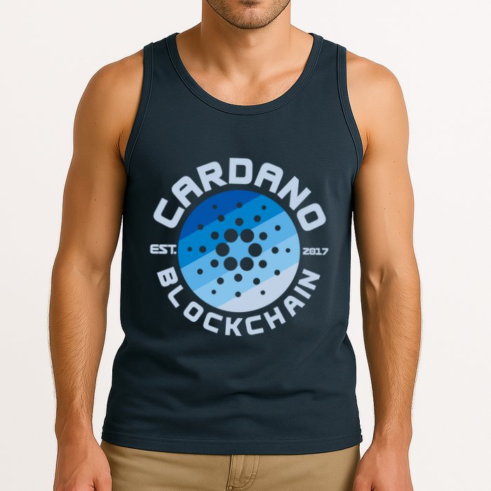 Cardano Blockchain Cryptocurrency Est 2017 Tank Top