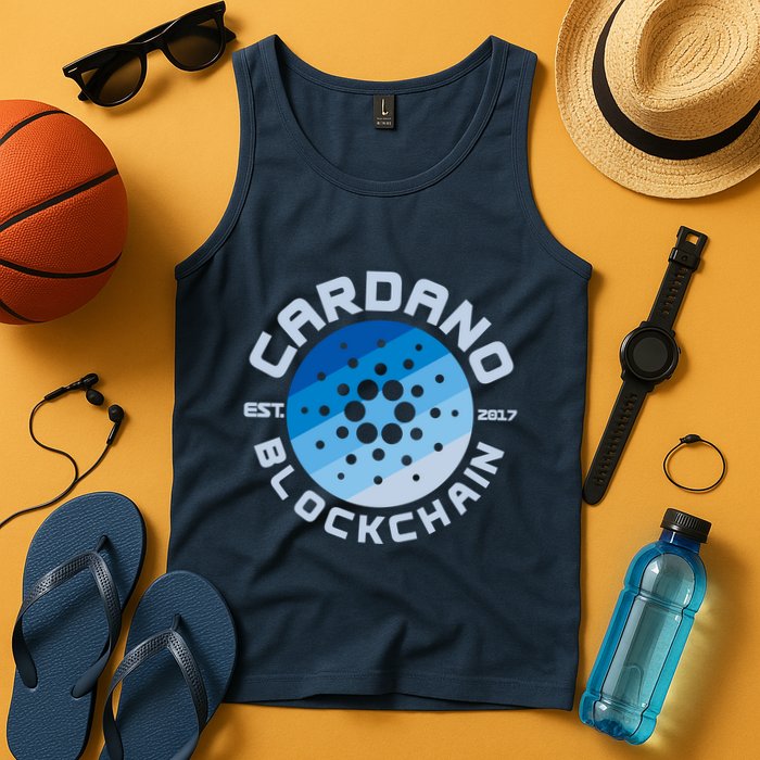 Cardano Blockchain Cryptocurrency Est 2017 Tank Top