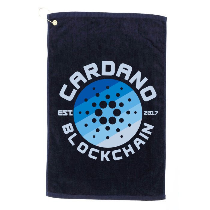 Cardano Blockchain Cryptocurrency Est 2017 Golf Towel