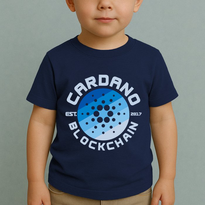 Cardano Blockchain Cryptocurrency Est 2017 Toddler T-Shirt