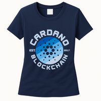 Cardano Blockchain Cryptocurrency Est 2017 Womens T-Shirt