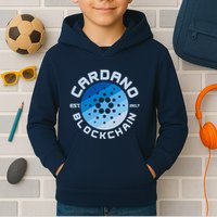 Cardano Blockchain Cryptocurrency Est 2017 Kids Hoodie