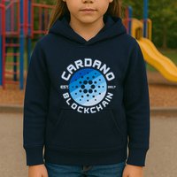 Cardano Blockchain Cryptocurrency Est 2017 Kids Hoodie