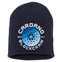 Cardano Blockchain Cryptocurrency Est 2017 Short Acrylic Beanie